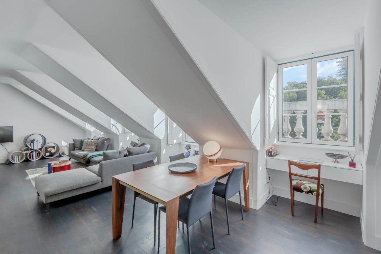 Principe Real Charming Garden View Flat At The Heart Of Lisbon Apartamento Exterior foto